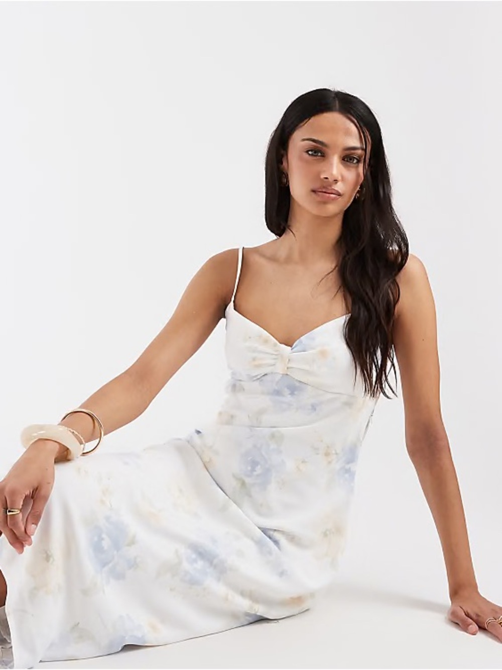 Hollister Women's Crepe Slip Maxi Dress